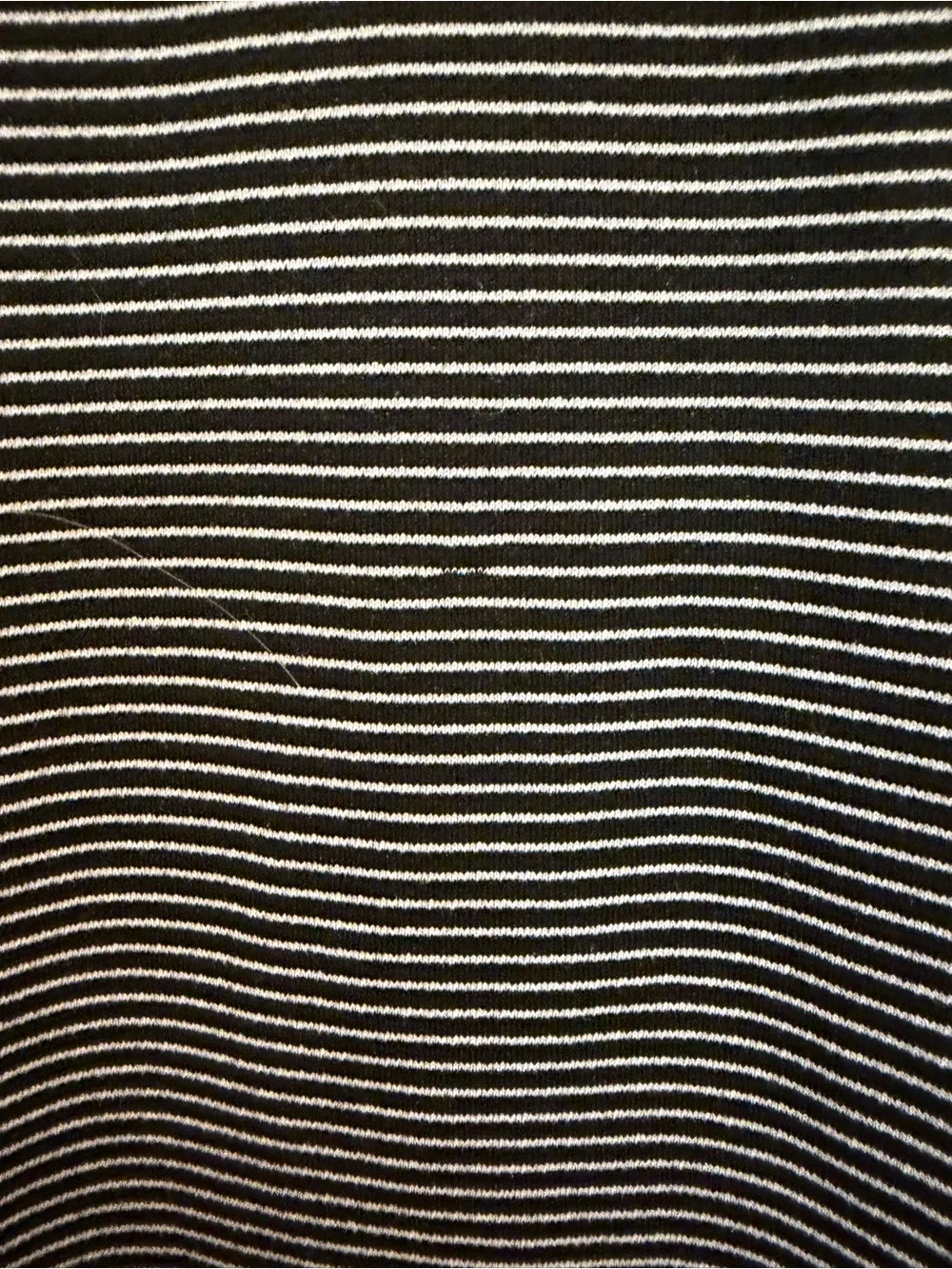 Lululemon Striped Long Sleeve Active Top - Black & White
